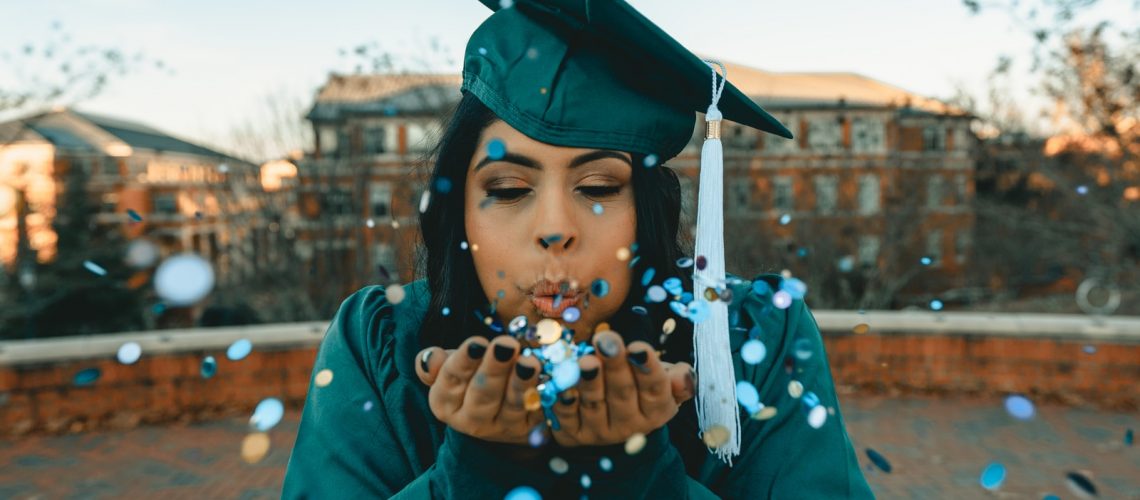 woman wearing academic dress